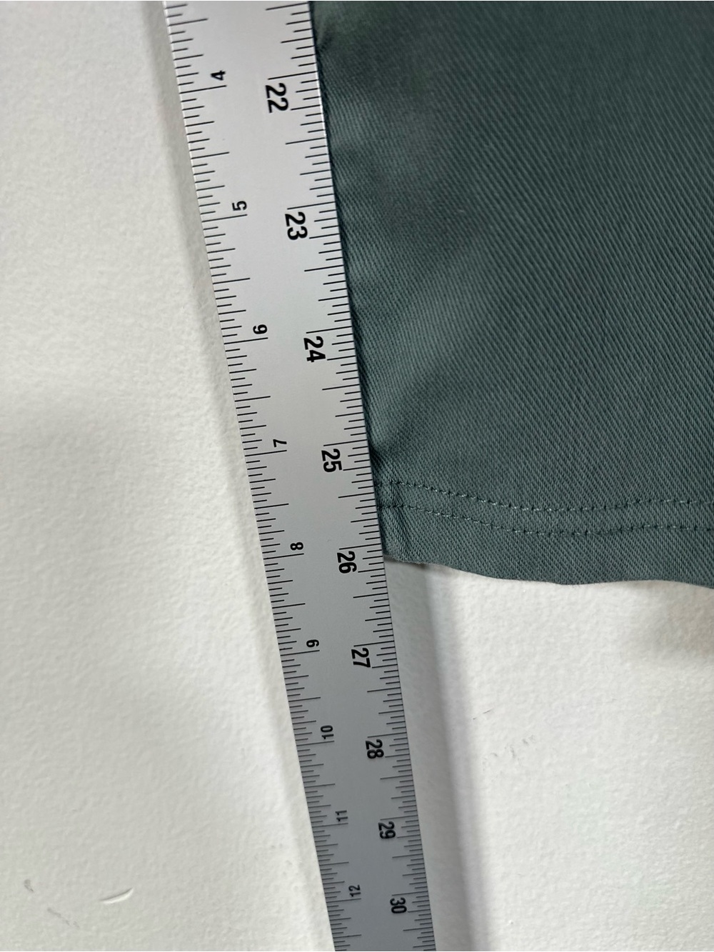 32 Degrees Teal Cotton Casual Stretch Straight Leg Slacks Pants Size L Office - Picture 3 of 8